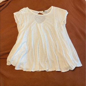 Free People white tshirt